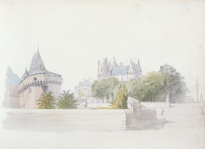 Veduta di Nantes da George Clarkson Stanfield